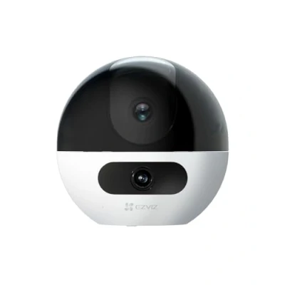 Immagine di EZVIZ C7 Telecamera Wi Fi Interno 4MP con Doppia Lente, Videocamera Sorveglianza a 360, Rilevamento di Persone/Animali, Audio Bidirezionale, Visione Notturna, Modalità Pattugliamento/Privacy