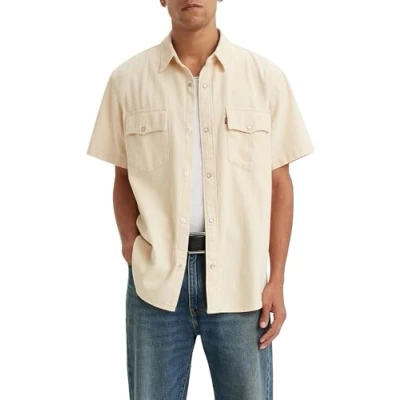 Immagine di Levi&#039;s Ss Relaxed Fit Western, Camicie Uomo, Newman Ecru, XXL