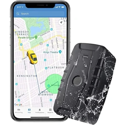 Immagine di GPS Tracker Tracciatore di Posizione Satellitare Magnete Impermeabile Anti perso Geo Fence Alarm Localizzatore per Auto/Veicoli/Moto/Flotta con App Gratuita Tracking Spia 20000mAh
