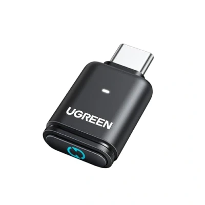 Immagine di UGREEN USB C Trasmettitore Bluetooth 5.3 Adattatore Audio aptX Adaptive HD Bassa Latenza per Switch PS4 PS5 Console di Gioco PC Mac Plug Play