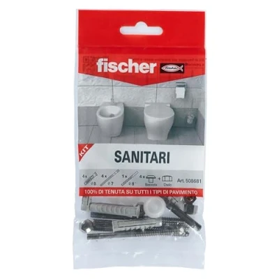 Immagine di Fischer Kit Ready To Fix per il fissaggio di sanitari a pavimento