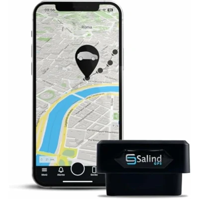 Immagine di Salind 08 2G OBD GPS Tracker per auto, camion e altri veicoli, Locilazzatori con app connessione diretta alla presa OBD, monitoraggio del percorso globale in tempo reale tramite