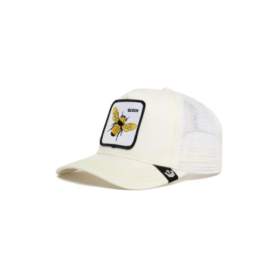 Immagine di Goorin Bros. The Farm Trucker Mütze, Verstellbar, Snapback Mesh Cappellino da Baseball, Ape Regina Bianca, Taglia Unica Uomo