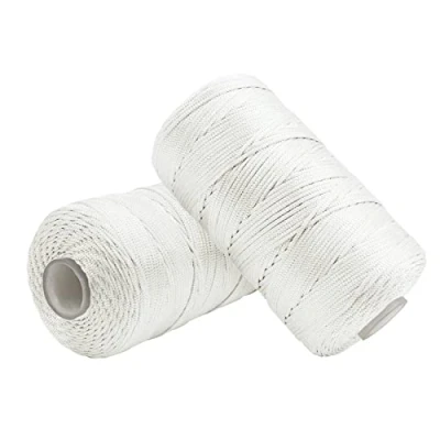 Immagine di Uiopa Filo Macrame 1,5mm x 400m, Corda in Nylon Cordino per Borse Uncinetto, Macramè Bianco Ferri e Fai da Te, Decorazioni, Artigianato