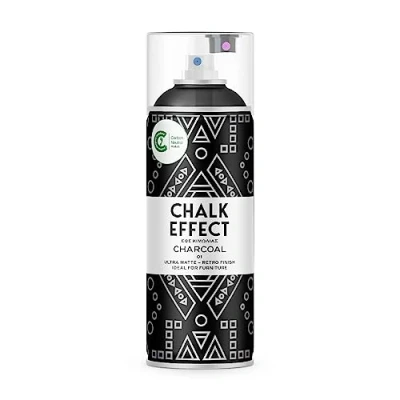 Immagine di CL COSMOS LAC Vernice a gesso Spray Chalk Effect alta qualità Chalky Paint (Charcoal)