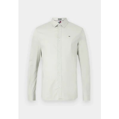 Immagine di Tommy Jeans Uomo Camicia Tjm Original Maniche Lunghe, Verde (Misty Sage), XL