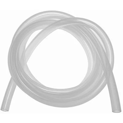 Immagine di Tubo in silicone da 2 m, 10 x 14 mm, interno esterno trasparente, elastico, per uso alimentare, senza BPA