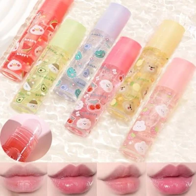 Immagine di Set Di 6 Pezzi Lucidalabbra Al Gusto Frutta, per Bambini Olio Labbra Carino Ragazze, Lucido E Brillante, Non Tossico, Adatto Ai Bambini, Regalo Natale