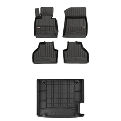 Immagine di FROGUM ProLine 3D Esclusivi Tappetini auto in gomma e vasca baule bagagliaio su misura per BMW X3 F25 2010 2017 I bordi più alti
