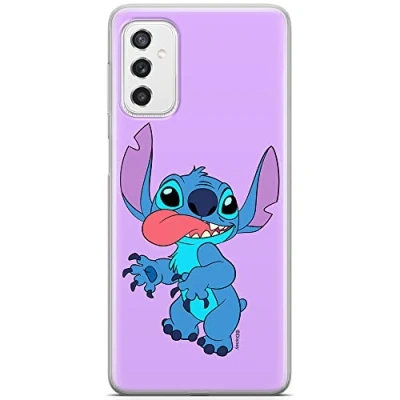 Immagine di Ert Group custodia per cellulare Samsung M52 5G originale e con licenza ufficiale Disney, modello Stitch 012 adattato in modo ottimale alla forma dello smartphone, TPU