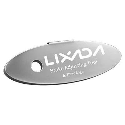 Immagine di Lixada MTB freno a disco, regolazione Tool Pads montaggio assistente pastiglie rotore strumenti di allineamento separatore kit riparazione bici