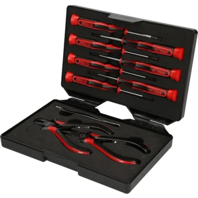 Immagine di KS Tools 500.7180 Serie di utensili precisione ESD,10 pz