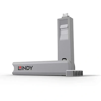 Immagine di LINDY Blocco porta USB C® neu Kit da 4 Bianco incl. 1 chiave 40427