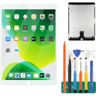 Immagine di per iPad Air 3 2019 Schermo LCD di Ricambio Aria Gen Display A2152 Touch Digitizer Assembly A2123, A2154, Kit Riparazione (Bianco, No HomeButton)