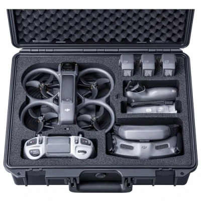 Immagine di Lykus Titan AT200 Valigia Custodia Case impermeabile per DJI Avata 2,Goggles 3,RC Motion 3,FPV Remote Controller 3 e FPV telecomando 3, supporta fino a 7 batterie [SOLO VALIGIA]