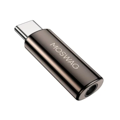 Immagine di MOSWAG adattatore USB C Jack, per cuffie audio da a 3,5 mm, mm in lega di zinco compatibile con Samsung GalaxyS23 S22 S21 S20 S10 Plus, Ultra S21+, Pixel 7/6