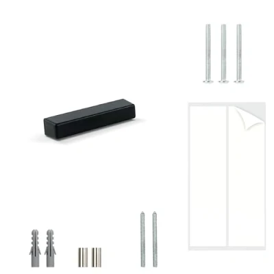 Immagine di HASWARE Targa Con Numero Civico Galleggiante: 5 Pollici (12cm) Moderna Segnaletica Per Porte, Perfetta I Numeri Dell&#039;Indirizzo Di Casa (Dash, Nero)