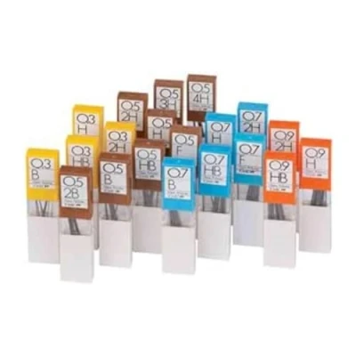 Immagine di TOMBOW Set di 3 custodie da 12 mine per portamine punta calibrata 0,3 mm, durezza 2H