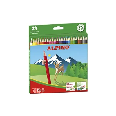 Immagine di Alpino AL010658 722854 Astuccio cartone 24 mattite, Multicolore
