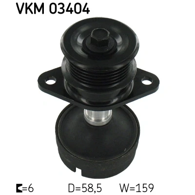 Immagine di SKF VKM 03404 Puleggia Alternatore 31,3 FORD: Focus Mk1 Station Wagon, Hatchback