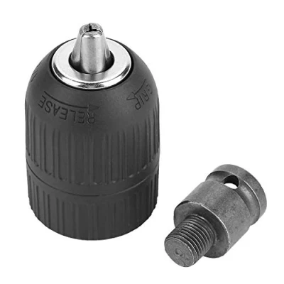 Immagine di Strumento di conversione per mandrino autoserrante 2 13 mm 1/2&quot; 20UNF con Adattatore da Hardware Chiave a impulsi