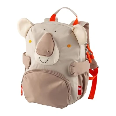 Immagine di Sigikid Zaino per bambini, resistente, leggero, adatto ai kita, presepe, gite, tempo libero, bambini dai 2 5 anni, 5,2 l, Grigio/Koala, s, Casual