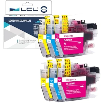 Immagine di LCL LC3217 LC3219XL Cartuccia d&#039;inchiostro compatibile per Brother MFC J5330DW J5335DW J5730DW J5930DW J6530DW J6930DW J6935DW (8 Pack)