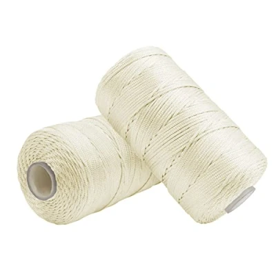 Immagine di Uiopa Filo Macrame 1,5mm x 400m, Corda in Nylon Cordino per Borse Uncinetto, Macramè Crema Ferri e Fai da Te, Decorazioni, Artigianato