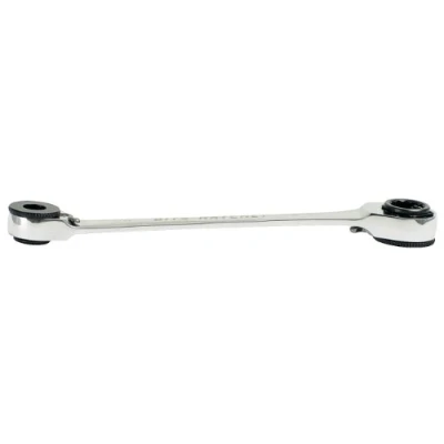 Immagine di KS Tools 503.4679 Chiave a cricco poligonale corta p.inserti reversibile GEAR,1/4&quot;x5/16&quot;