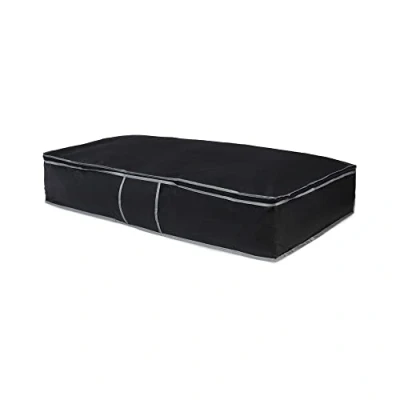 Immagine di Compactor Rangement &amp; Cie RAN6272 Contenitore sotto letto in PEVA (polietilene vinilacrilato), nero, Semplice