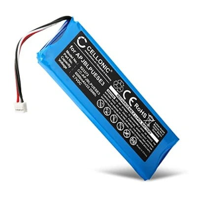Immagine di CELLONIC® Batteria P5542100 P,2017DJ1714,APJBLPUESE3 Compatibile con JBL Pulse 3 Ricambio da 6000mAh per Altoparlante Cassa Bluetooth Speaker Box soundbox