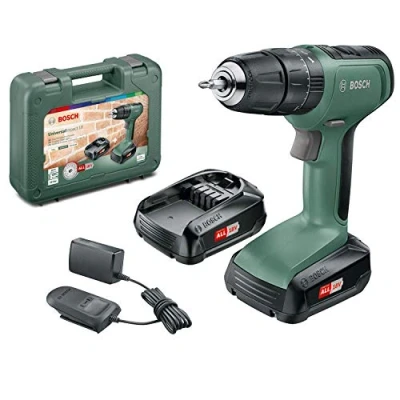 Immagine di Bosch 06039C8101 Trapano Battente Avvitatore a batteria al Litio, 18 V, 0 400/1.350 giri/min