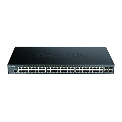 Immagine di D Link DGS 1250 52X/E Switch di rete RJ45/SFP+ 48+4 porte 176 Gbit/s