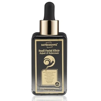 Immagine di ImpressionZ Instant Visible Glow Snail Serum for Face Collagen Enhancing Hydrating with Mucin Wrinkles, Fine Lines, Radiant &amp; Youthful