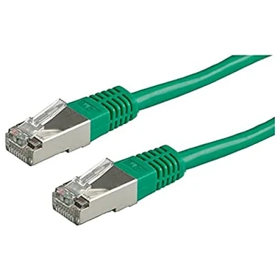 Immagine di Roline 21.15.0163 RJ45 cavo di rete, patch CAT 5e F/UTP 5.00 m Verde 1 pz.