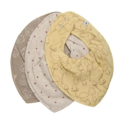 Immagine di pippi Bandana Bib Uni AOP (3 pack), bavaglino triangolare,