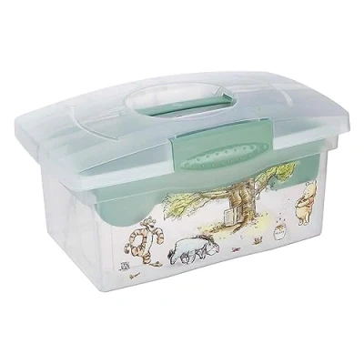 Immagine di keeeper Scatola Portaoggetti con Coperchio, Winnie the Pooh, Patryk, Nordic Green (Verde)