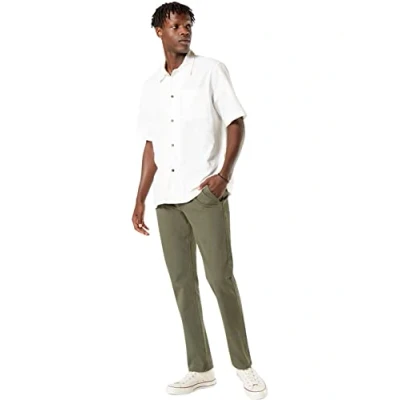 Immagine di Dockers Smart 360 Flex Alpha Slim, Pantaloni Uomo, Verde (Dockers Olive), 33W / 34L