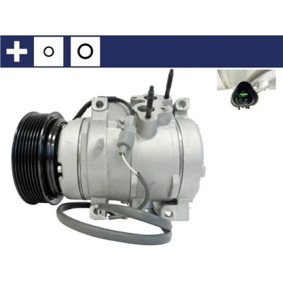 Immagine di MAHLE ORIGINAL ACP 981 000S Compressore Aria Condizionata 10S17C 12 PAG 46 R 134a con anello tenuta MITSUBISHI: PAJERO 3