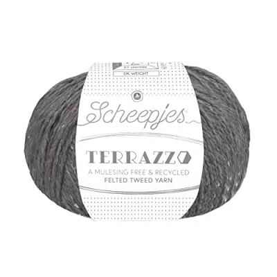 Immagine di Scheepjes Terrazzo Cotone Filato, 742 Pietra, 1x50g