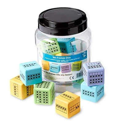 Immagine di Learning Resources Dadi con ten frame (set da 12)