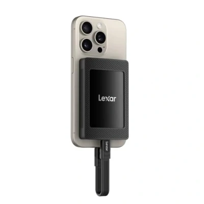 Immagine di Lexar SL500M 1TB SSD Esterno Portatile con Set Magnetico, USB3.2 Gen2, Fino a 2000MB/s in Lettura Unità Stato Solido Esterna Compatta Sottile iPhone Serie 16/Mac/PS5/Laptop/PC