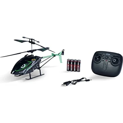 Immagine di Carson 500507160 Toxic Spider 340 100% RTF elicottero telecomandato, modello Robust (Ready to Fly) per principianti, bambini dai 12 anni