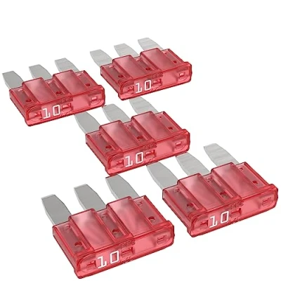 Immagine di AUPROTEC Micro 3 fusibili per auto, Mikroto III 5 a 15 A, lama, scelta: 10 rosso, pezzi