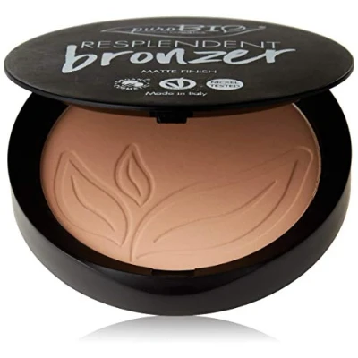 Immagine di Purobio Terra Compatta Resplendent Bronzer Pack 03 Marrone Beige 9 Gr