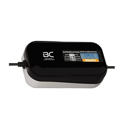 Immagine di BC Battery Controller BRAVO 2000, Caricabatteria e Mantenitore Digitale/LCD, Tester di Batteria Alternatore per tutte le Batterie Auto Moto 12V Piombo Acido, 2 Amp