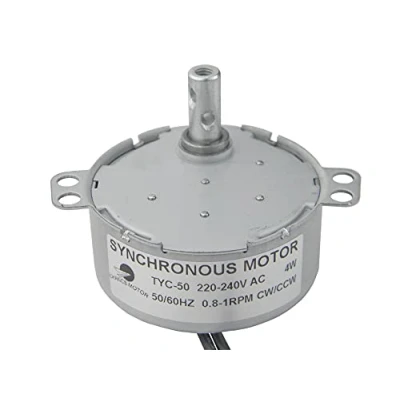 Immagine di CHANCS TYC 50 220V 0.8 1r/min CW/CCWAC Piccolo motore sincrono a bassa velocità Scatola ingranaggi per giradischi forno microonde
