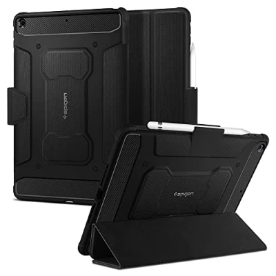 Immagine di Spigen Cover Rugged Armor PRO Compatibile con iPad 10.2&quot; 2021 9 Generazione, 2020 8 2019 7 Generazione Nero
