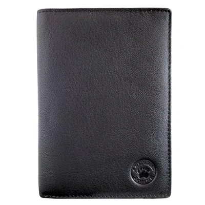Immagine di Frédéric &amp; Johns® Portafoglio in vera pelle di vacchetta molto pratica Portadocumenti da viaggio porta passaporto 22 scomparti per carte uomo o donna (Nero 1)