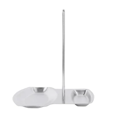 Immagine di Ounona coperchio cucchiaio Titolare utensile da cucina in acciaio INOX (argento)